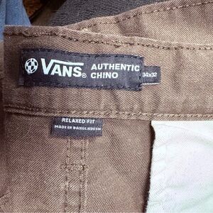 Vans Brown Authentic Chino Pants